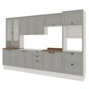 Ver imagem 3 de Armário de Cozinha Completa Modulada 3,5m 12 Peças Iluminata Genialflex
