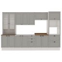 Ver imagem 4 de Armário de Cozinha Completa Modulada 3,5m 12 Peças Iluminata Genialflex