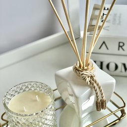 Vela Aromática Perfumada de Lavanda Pote Vidro Luxo 180g Cera de Coco - 7