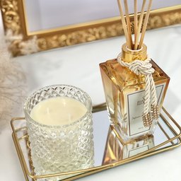 Vela Aromática Perfumada de Lavanda Pote Vidro Luxo 180g Cera de Coco - 8