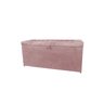 Recamier Puff Baú Beira de Cama Solteiro 90 Cm - Rose - 1