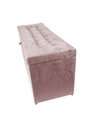 Ver imagem 3 de Recamier Puff Baú Beira de Cama Solteiro 90 cm - Rose