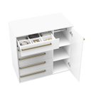Ver imagem 3 de Cômoda Multiuso 5 Gavetas e 1 Porta 100% MDF Select