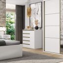 Ver imagem 5 de Cômoda Multiuso 5 Gavetas e 1 Porta 100% MDF Select