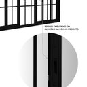 Ver imagem 7 de Janela de Alumínio de Correr 2 Folhas Móveis e 2 Folhas Fixas com Grade 100x150cm Lucasa Ideale