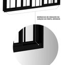 Ver imagem 5 de Janela de Alumínio de Correr 2 Folhas Móveis e 2 Folhas Fixas com Grade 100x150cm Lucasa Ideale
