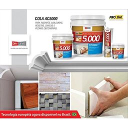 Cola para Rodapé Extra Forte Colagem Ultra Rápida - 1kg - 4