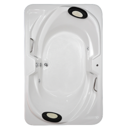 Banheira com Hidromassagem, 173x112x240, Casal, 250 Litros - 1