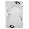Banheira com Hidromassagem, 173x112x240, Casal, 250 Litros - 1