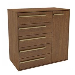 Cômoda 5 Gavetas 1 Porta Martin Originale Belmax - 1 Cômoda 5 Gavetas 1 Porta Martin Originale Belmax - 1