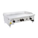 Ver imagem 6 de Chapa Americana Profissional 90cm a Gás 18mm Lisa Inox Cg90 e Conjunto de Espátulas - Venâncio