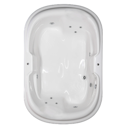 Banheira com Hidromassagem, 182x117x50, Casal, 370 Litros - 4