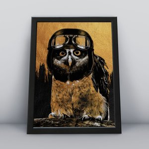 Quadros Decorativos Aves Decoração Sala Quarto Diversos:16