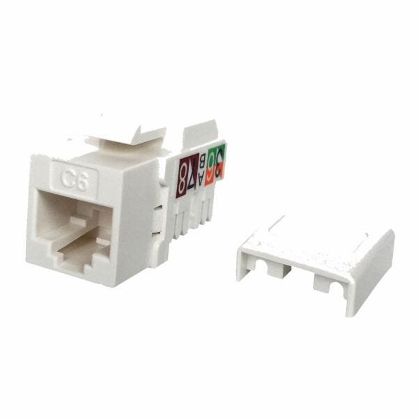 5x Conector Keystone Cat5E Fêmea Rj45 Tomada Original - 2