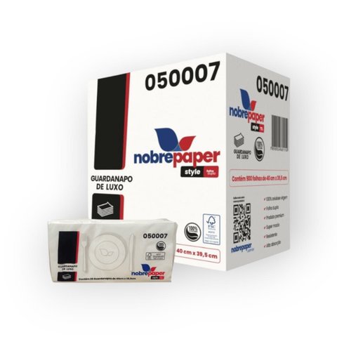 Caixa Guardanapo 40x39,5 Folha Dupla com 900 Folhas - Nobrepaper
