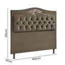 Ver imagem 3 de Cabeceira Estofada Holanda 1,60 Queen - Star Confort