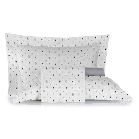 Jogo de Cama Casal 200 Fios Nova América - Marcelo (7770)