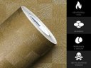 Ver imagem 2 de PAPEL DE PAREDE ADESIVO LAVAVÉL CORES GOLD FIRENZE 0,50X25M:DOURADO