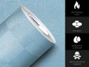 Ver imagem 3 de PAPEL DE PAREDE ADESIVO LAVAVÉL CORES GOLD FIRENZE 0,50X25M:AZUL ALLURE