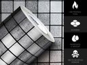 Ver imagem 2 de PAPEL DE PAREDE ADESIVO LAVAVÉL CORES PASTILHAS 0,50X25M:DARK INOX