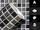 Ver imagem 2 de PAPEL DE PAREDE ADESIVO LAVAVÉL CORES PASTILHAS 0,50X25M:MESCLA PRETO