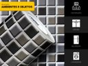 Ver imagem 3 de PAPEL DE PAREDE ADESIVO LAVAVÉL CORES PASTILHAS 0,50X25M:MESCLA PRETO