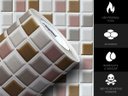 Ver imagem 2 de PAPEL DE PAREDE ADESIVO LAVAVÉL CORES PASTILHAS 0,50X25M:MESCLA ROSE