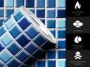Ver imagem 3 de PAPEL DE PAREDE ADESIVO LAVAVÉL CORES PASTILHAS 0,50X25M:MESCLA OCEANO