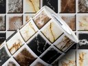 Ver imagem 1 de PAPEL DE PAREDE ADESIVO LAVAVÉL CORES PASTILHAS 0,50X25M:MÁRMORE BEGE