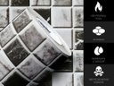Ver imagem 2 de PAPEL DE PAREDE ADESIVO LAVAVÉL CORES PASTILHAS 0,50X25M:MÁRMORE PRETO