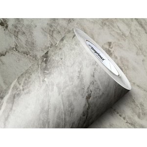 PAPEL DE PAREDE ADESIVO LAVAVÉL CORES GOLD PEDRAS 0,50X25M:MÁRMORE CARRARA