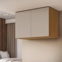 Ver imagem 1 de Armário Aéreo Organizador Multiuso MDF 2 Portas Altezza