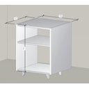 Ver imagem 3 de Kit 2 Mesa Cabeceira Nicho Quarto 39x50x37 Branco