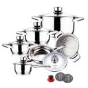 Ver imagem 2 de Jogo de Panelas Antiaderente 23 Peças Alemã Aço Cirúrgico