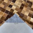 Ver imagem 3 de Promoção! Tapete de couro castanho 2,00x2,50 sem bordas