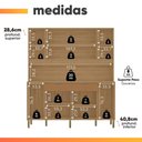 Ver imagem 5 de Armário de Cozinha Compacta 6 Portas 5 Nichos Mantra