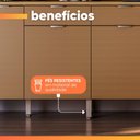 Ver mais imagens de Armário de Cozinha Compacta 6 Portas 5 Nichos Mantra
