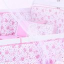 Ver imagem 1 de Jogo de Fronhas para Berço 100% Algodão Rosa