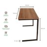 Escrivaninha Multiuso Sofá Cama Estudos Home Office Pequena - 5