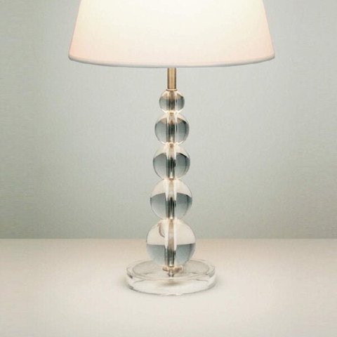 Base para Abajur em Acrílico Crily 39cmx14cm Bella Iluminação