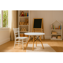 Ver imagem 1 de Kit Mesa Infantil Eames Branca 60cm + 1 Cadeira Tiffany Infantil Branco