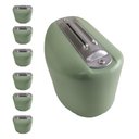 Ver imagem 1 de Descascador Manual Fatiador Lamina Inox Kit 6 uni Fatia Legumes Fruta Pratico Cozinha Utensilio