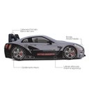 Ver imagem 7 de Cama Carro Extreme Gtr Solteiro Estofada Cabeceira de Banco:cinza