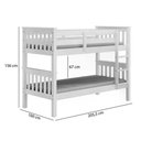 Ver imagem 5 de Beliche 730La Com Cama Auxiliar 715La Mel Acetinado
