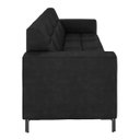 Ver imagem 6 de Sofá Living Decorativo Houston 2 Lugares 200cm Pés em Metal Pu Preto G33 - Gran Belo