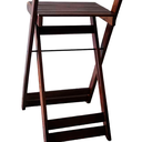 Ver imagem 7 de Conjunto 4 Banquetas Dobráveis Bistro e Balcão em Madeira: Imbuia