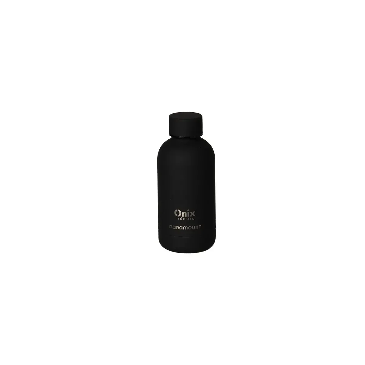 Garrafa Térmica de Aço Inox com Silicone Onix 350ml Preta - 2