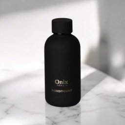 Garrafa Térmica de Aço Inox com Silicone Onix 350ml Preta - 1