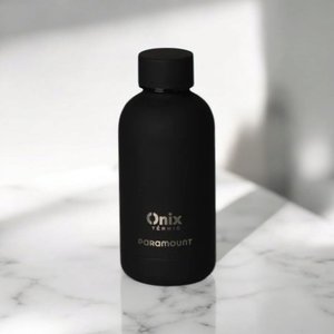 Garrafa Térmica de Aço Inox com Silicone Onix 350ml Preta