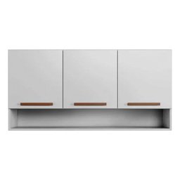 Armário de Cozinha Aéreo New 3 Portas com Nicho Arte Móveis - 2